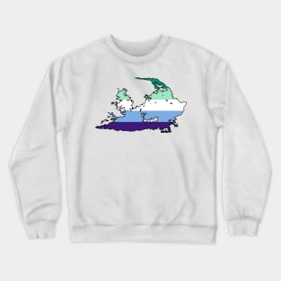 Pride Koria Map - MLM Crewneck Sweatshirt